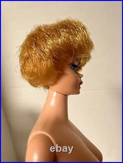 Vintage BARBIE 1961 Ginger Bubble Cut Barbie shoe stand Glasses
