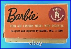 Vintage BARBIE DOLL BLONDE PONYTAIL withBOX Original & Complete 1960's EUC
