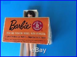 Vintage BARBIE DOLL BRUNETTE BUBBLECUT withBOX OSS OT Heels Japan Stand Stunning