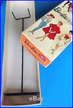 Vintage BARBIE DOLL REDHEAD TITIAN BUBBLECUT withBOX OSS OT Heels Japan Stand EC