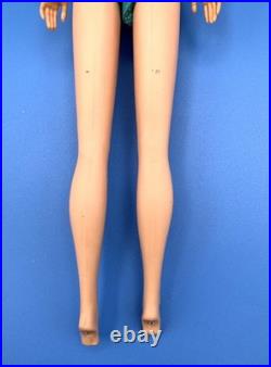 Vintage BARBIE Doll PALE BLONDE AMERICAN GIRL 1965 Bendable Legs Orig Swimsuit