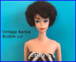 Vintage BARBIE R Doll black hair made in Japan PATS PEND bubble cut From Japan