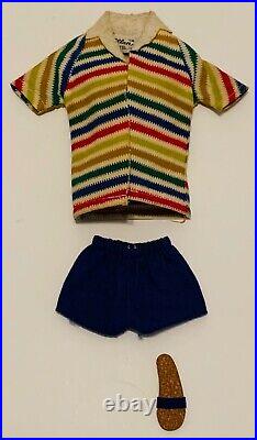 Vintage Barbie 1960's Doll Japan Allen in Original Clothes Shirt Shorts Sandal