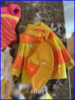 Vintage Barbie 1960s Cousin Francie Brunette Short Flip TNT & Clothes