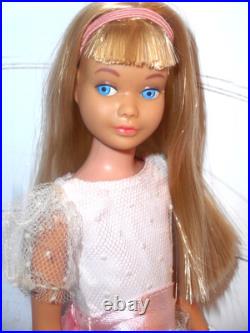 Vintage Barbie 1ST ISSUE BLONDE SKIPPER DOLL JUNIOR BRIDESMAID SS JAPAN SHOES ++
