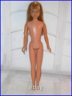 Vintage Barbie 1ST ISSUE BLONDE SKIPPER DOLL JUNIOR BRIDESMAID SS JAPAN SHOES ++