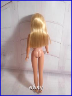 Vintage Barbie 1ST ISSUE BLONDE SKIPPER DOLL JUNIOR BRIDESMAID SS JAPAN SHOES ++