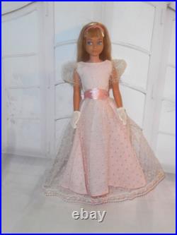 Vintage Barbie 1ST ISSUE BLONDE SKIPPER DOLL JUNIOR BRIDESMAID SS JAPAN SHOES ++