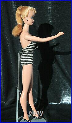 Vintage Barbie #3 1959 Japan Blonde Pony Tail