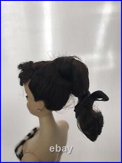 Vintage Barbie #3 1960 Brunette Ponytail Doll. OSS