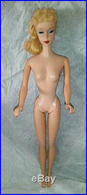 Vintage Barbie#3#4Blonde Ponytail Japan TM#850Crayon Fragrant Body+Ships Free