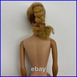 Vintage Barbie #4 Ponytail Blonde 1960's. GREEN EAR