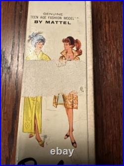 Vintage Barbie #850 Redhead Ponytail Doll Box Only Japan by Mattel Genuine