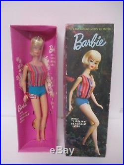Vintage Barbie American Girl #1070 Pale Blonde cello face Mattel 1964 Japan Box
