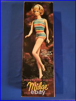Vintage Barbie American Girl Bendable Leg Titian Midge Box Only