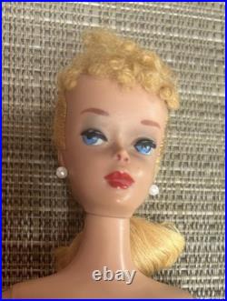 Vintage Barbie Beautiful #4 Blonde Double Rooted Bangs Vintage Barbie Beautiful #4 Blonde Double Rooted Bangs