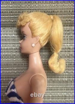 Vintage Barbie Beautiful #4 Blonde Double Rooted Bangs