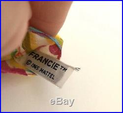 Vintage Barbie Black Francie AA TNT with Wrist Tag/OSS-MINT-FIRST EDITION 1965
