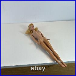 Vintage Barbie, Blonde, Ponytail # 4 Body 5 Head 1960 JAPAN TM Solid Body Used