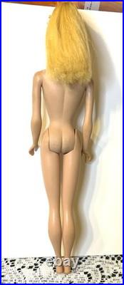 Vintage Barbie Blonde Ponytail #4 w blue eyeliner. LOOK
