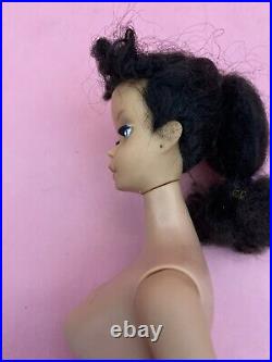 Vintage Barbie Brunette Ponytail, Blue Eyes, 1961