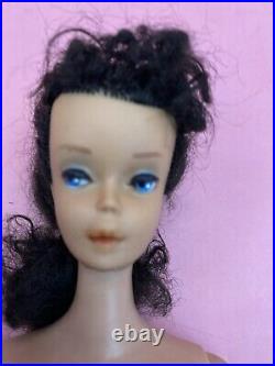 Vintage Barbie Brunette Ponytail, Blue Eyes, 1961