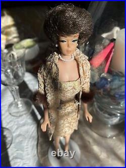 Vintage Barbie Bubble Cut Midge Doll Japan 1960's With Mattel Outfit And Shoes