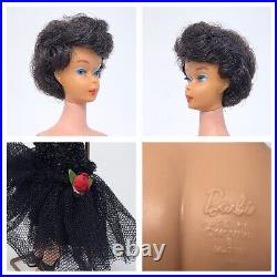 Vintage Barbie Bubblecut 1960s Brunette in Solo In the Spotlight