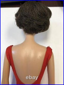 Vintage Barbie Bubblecut Barbie Raven Hair Coral Lips Excellent Condition