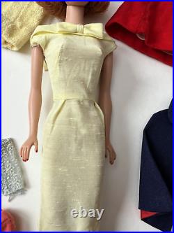 Vintage Barbie Case Lot Titian MIDGE Doll Clothes Shoes Mattel 1960, VERY NICE