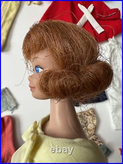 Vintage Barbie Case Lot Titian MIDGE Doll Clothes Shoes Mattel 1960, VERY NICE