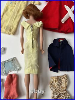 Vintage Barbie Case Lot Titian MIDGE Doll Clothes Shoes Mattel 1960, VERY NICE