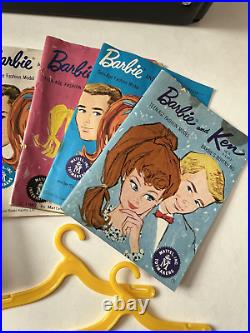 Vintage Barbie Case Lot Titian MIDGE Doll Clothes Shoes Mattel 1960, VERY NICE