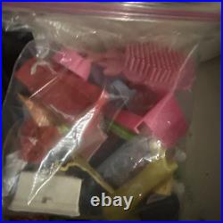 Vintage Barbie Case ken skipper Doll with tons of Clothes 1960s lot of 7