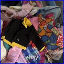 Vintage Barbie Case ken skipper Doll with tons of Clothes 1960s lot of 7