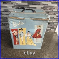 Vintage Barbie Case ken skipper Doll with tons of Clothes 1960s lot of 7
