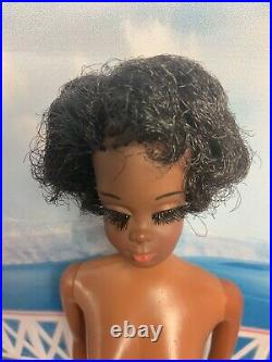 Vintage Barbie Christie Doll AA #1119 TNT HTF Swimsuit OT Mules Japan RARE EXC