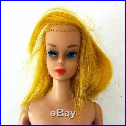 Vintage Barbie Color Magic Doll 1966 Japan Yellow Hair Balding Reroot Japan
