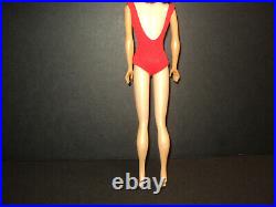 Vintage Barbie Doll 1958 Midge 1962 Patented Japan Brunette Ponytail with Box