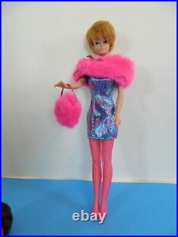 Vintage Barbie Doll 1958 Roman Numerals On Bottom, Blonde Bubblecut