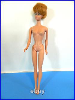 Vintage Barbie Doll 1958 Roman Numerals On Bottom, Blonde Bubblecut