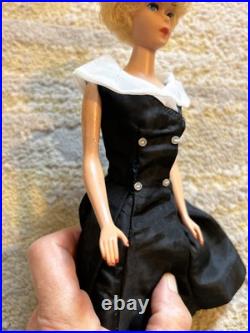 Vintage Barbie Doll 1960s Blonde Dress Japan Patent Pending Mattel Old Antique