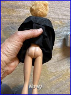 Vintage Barbie Doll 1960s Blonde Dress Japan Patent Pending Mattel Old Antique