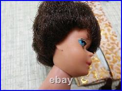 Vintage Barbie Doll 850 Brunette Bubble Cut 961 Evening Splendor EUC C20
