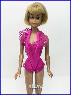 Vintage Barbie Doll American Girl Blonde #1070 1960's Bendable Leg Japan