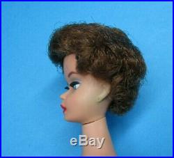 Vintage Barbie Doll BROWNETTE BUBBLE CUT with Reverse Rooting Rare