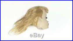Vintage Barbie Doll Blonde Head ONLY #3 BROWN EYELINER Ponytail EXCELLENT JAPAN