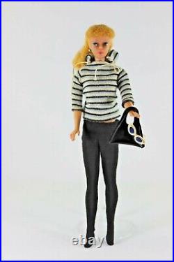 Vintage Barbie Doll, Blonde Pony Tail, #4, Japan With Sunglasses Purse