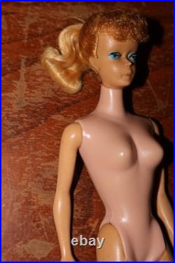 Vintage Barbie Doll Blonde Ponytail #5/6 Mattel Japan Pre-owned