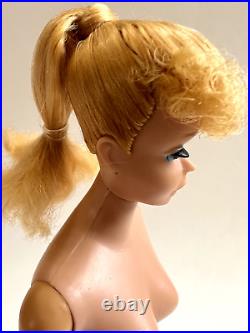 Vintage Barbie Doll Blonde Ponytail #5 Mattel Japan 1960s, READ DESCRIPTION